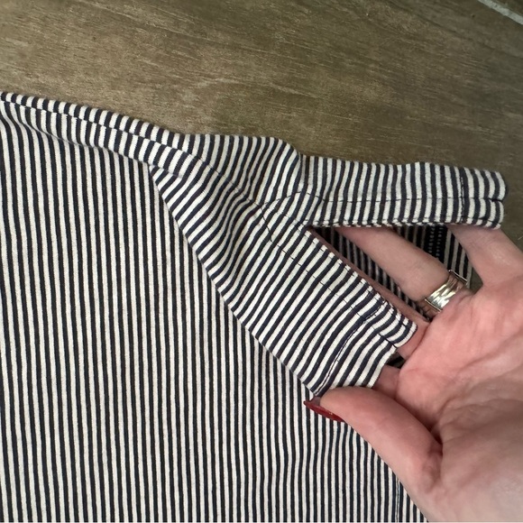 Southern Proper Gray Striped Polo - Picture 9 of 10